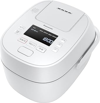 【中古】［非常に良い］パナソニック 炊飯器 5.5合 可変圧力&大火力おどり炊き 全面発熱6段IH式 ホワイト SR-MPW101-W