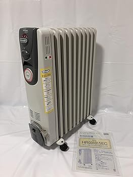 【中古】［非常に良い］DeLonghi オイル・ラジエターヒーター HR031015EC｜スカーレット2021
