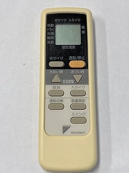 【中古】［人並み外れたに好いたらしい］ダイキン 冷房装置遠隔操作 ARC409A17