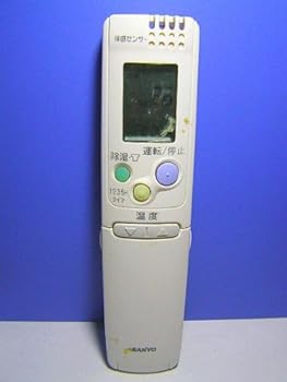 【中古】三洋電機 エアコンリモコン RCS-SR4｜スカーレット2021
