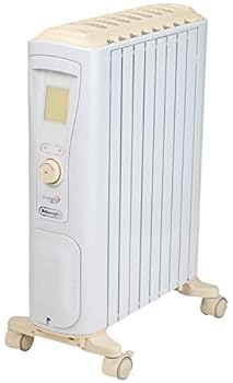 【中古】［非常に良い］デロンギ オイルヒーター ベルカルド 幅広X字型フィン 【10~13畳用】 ピュアホワイト×クリームベージュ RHJ75V0815-CR