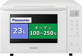 【中古】［非常に良い］パナソニック オーブンレンジ 23L コンパクトモデル フラットテーブル 遠赤ヒーター 蒸気センサー ホワイト NE-FS300-W｜スカーレット2021