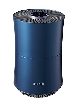 【中古】［非常に良い］Kirala Air Prato ネイビー 空気清浄機 オゾン 除菌 キララエアー コンパクト