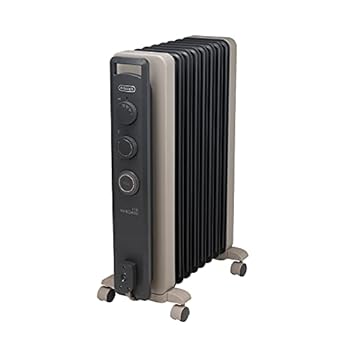 デロンギ オイルヒーター ベルカルド  RHJ75V0915-GY 中古 ① Amazon | デロンギ(DeLonghi) ベルカルド オイルヒーター [10~13