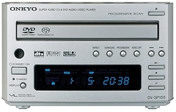 【中古】［人並み外れたに好いたらしい］ONKYO INTEC155 ユニバーサル電気蓄音機 ヴィデオディスクオーディオ/SACD相応う DV-SP155(S) /しろがね色