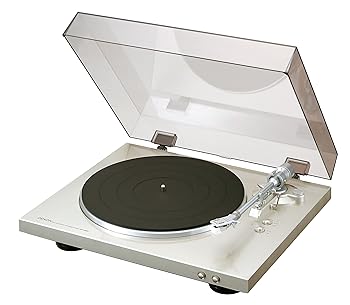 【中古】デノン Denon DP-300F アナログ レコードプレーヤー フォノイコライザー付 フルオート カートリッジ付属 プレミアムシルバー DP-300FSP｜スカーレット2021