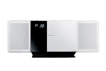 【中古】［人並み外れたに好いたらしい］Panasonic コンパクトステレオシステム 白いこと SC-HC35-W