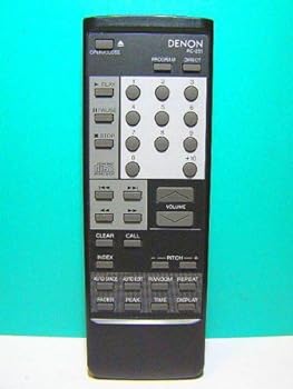 【中古】［人並み外れたに好いたらしい］DENON オーディオ遠隔操作 RC-251