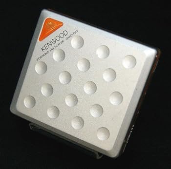 【中古】［人並み外れたに好いたらしい］KENWOOD ケンウッド DMC-P33-S（しろがね色） 携帯型MD電気蓄音機 MDLP相応う （MD生まれ変わり専用機/MDウォークマン）