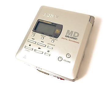 【中古】［人並み外れたに好いたらしい］SONY ソニー MZ-R55 しろがね色 携帯型MDリコーダー （MDLP非相応う / 吹き込み/生まれ変わり兼用機 / 録再 / MDウォークマン）