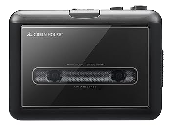 【中古】［非常に良い］グリーンハウス カセットテープ変換プレーヤー パソコン不要 microSD保存 GH-CTPB-BK