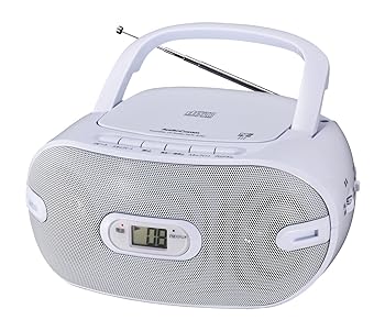 【中古】オーム電機 Audio Comm CDラジオ871Z RCR-871Z ホワイト｜スカーレット2021