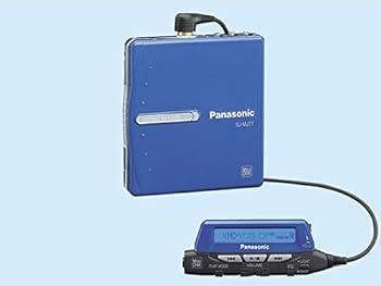 【中古】［人並み外れたに好いたらしい］Panasonic パナソニック SJ-MJ77-A 青味 携帯型MD電気蓄音機 （MD生まれ変わり専用機/MDウォークマン）