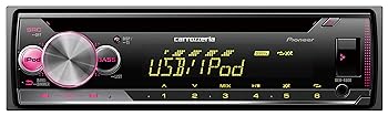【中古】［人並み外れたに好いたらしい］先駆者 オーディオ DEH-4500 1D CD USB iPod iPhone AUX DSP カロッツェリア
