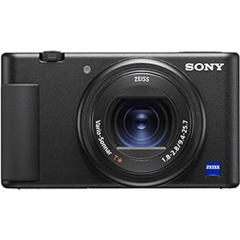 【中古】［非常に良い］ソニー(SONY) コンパクトデジタルカメラ VLOGCAM Vlog用カメラ ZV-1 ボディ ウィンドスクリーン付属 24-70mm F1.8-2.8 ズームレンズ ブラック ZV
