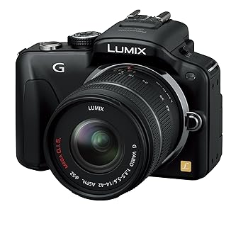 【中古】［非常に良い］パナソニック ミラーレス一眼カメラ LUMIX G3 レンズキット エスプリブラック DMC-G3K-K