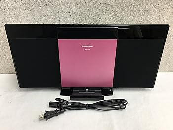 【中古】Panasonic コンパクトステレオシステム サクラ色 SC-HC28-P