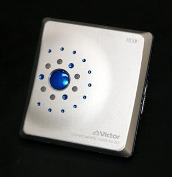 【中古】［人並み外れたに好いたらしい］Victor 優勝者 JVC XM-ZX3-A 青味 携帯型MD電気蓄音機 MDLP相応う （MD生まれ変わり専用機/MDウォークマン）