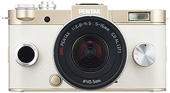 【中古】PENTAX ミラーレス一眼 Q-S1 ズームレンズキット [標準ズーム 02 STANDARD ZOOM] ゴールド 06239