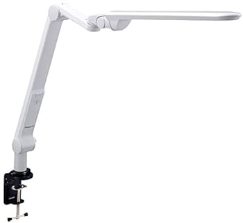 【中古】［非常に良い］パナソニック LEDデスクライト クランプタイプ ホワイト SQ-LC522-W