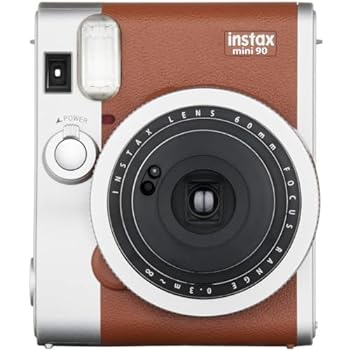 【中古】富士フイルム(FUJIFILM) インスタントカメラ チェキ instax mini 90 ネオクラシック ブラウン INSTAX MINI 90 BROWN｜スカーレット2021