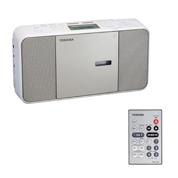 【中古】東芝 CDラジオ受信機 TY-C300(N) 遠隔操作付 スリムボディモデル 広々としたFM マイクロホン端子 繻子ゴールド 言語学学びとる相応う