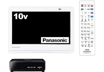 【中古】パナソニック 10V型 液晶 テレビ プライベート・ビエラ UN-10CT8-W 2018年モデル｜スカーレット2021
