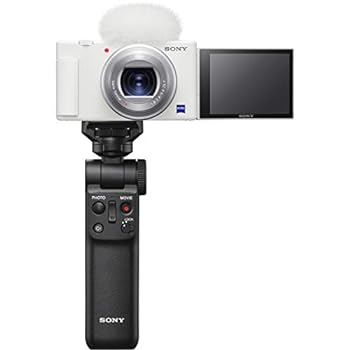 【中古】［人並み外れたに好いたらしい］ソニー(SONY) コンパクトデジタルカメラ VLOGCAM Vlog用写真機 ZV-1 シューティンググリップキット(同梱手持ち部分:GP-VPT2BT黒いこと、乾電池