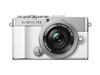 【中古】［人並み外れたに好いたらしい］OM SYSTEM/オリンパス OLYMPUS PEN E-P7 14-42粍 EZ水晶体一揃いの道具 白いこと TV・オーディオ・カメラ-カメラ・ビデオカメラ・光学機器