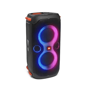 【中古】［人並み外れたに好いたらしい］JBL PARTYBOX110 Bluetooth金棒引き 無線電話 IPX4/マイクロホンインプット/ギターインプット積み上げる/黒いこと JBLPARTYBOX110JN