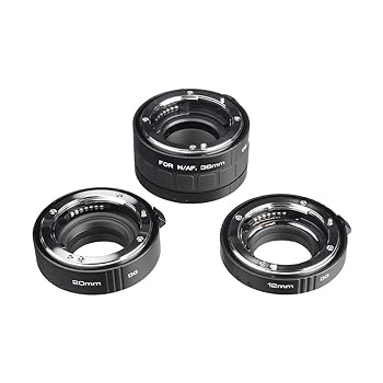 【中古】［非常に良い］Kenko 自動車延長チューブセット DG 12mm 20mm 36mmチューブ Nikon AF デジタルおよびフィルムカメラ用 - AEXRUBEDGN