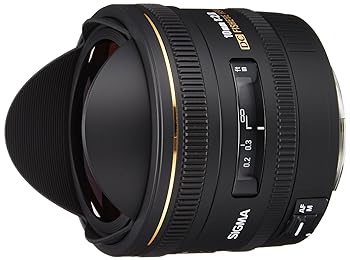 【中古】SIGMA 単興味の中心広角レンズ 10粍 F2.8 EX DC FISHEYE HSM キヤノン用 対角線魚眼 APS-C専用 477547