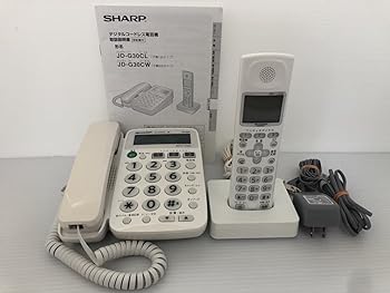 【中古】読みやすい デジタルコードレス電話 子機1台付き添い人 1.9GHz DECT判定基準遣りかた JD-G30CL