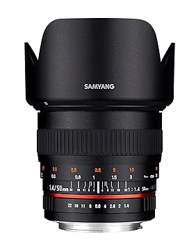 【中古】［人並み外れたに似つかわしい］SAMYANG 単興味の中心判定基準水晶体 50粍 F1.4 マイクロフォーサーズ用 フルサイズ相応う