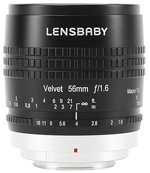 【中古】［非常に良い］Lensbaby ソフトレンズ Velvet 56 56mm F1.6 フジフイルムXマウント ブラック 860045