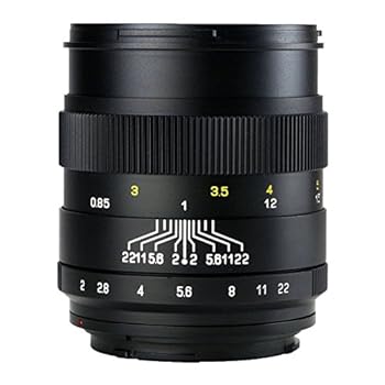 【中古】［人並み外れたに似つかわしい］中一光学(ZHONG YI OPITCS) 単興味の中心水晶体 CREATOR 85粍 F2 (ニコンFマウント)(黒いこと)