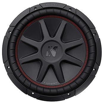 【中古】KICKER 12in 800ワット CompVR 4オーム DVC サブウーファー カーパワーサブウーファー | 43CVR124