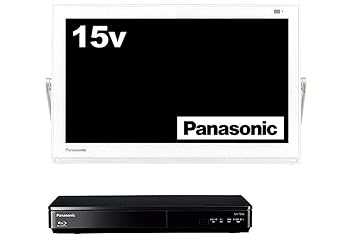 【中古】［人並み外れたに好いたらしい］パナソニック 15V型 液晶 テレビ受像機 プライベート・ビエラ UN-15TD6-W ブルーレイディスクプレイヤー付HDDリコーダー付き添い人