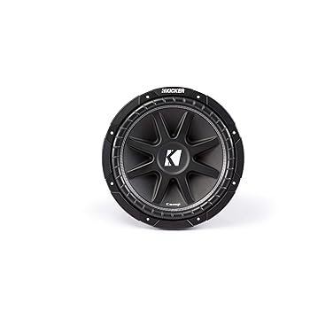 【中古】［非常に良い］KICKER Comp 12インチ(30cm)サブウーファー、4オーム、RoHS準拠。