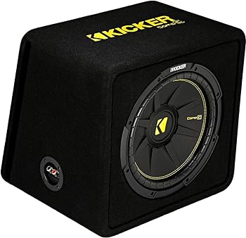 【中古】［人並み外れたに好いたらしい］Kicker 12in600ワット4オーム CompC Vented Loaded Subwoofer サブウーファーエンクロージャー、44VCWC124