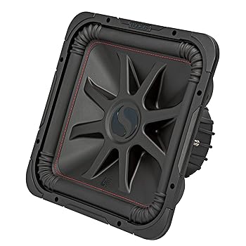 【中古】KICKER 45L7R152 L7R 15インチ(38cm)サブウーファー、デュアルボイスコイル、2オーム