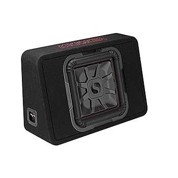 【中古】［人並み外れたに好いたらしい］KICKER 46TL7T122 TL7T 12in (30珊) 薄型エンクロージャのソロバリックサブウーファー、2オーム、600ワット