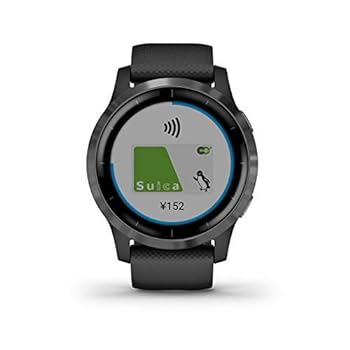 【中古】［非常に良い］GARMIN vivoactive 4 Black/Slate 010-02174-17