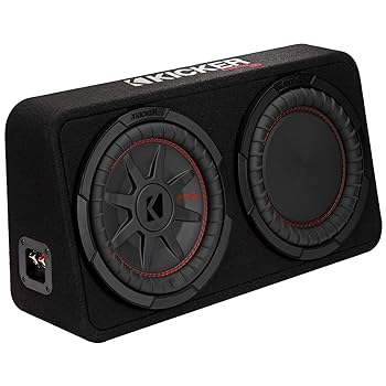 【中古】KICKER キッカー 48TCWRT102 最大入力800W 2Ω 25cmウーファー搭載 サブウーハーエンクロージャー 【リフレックスサブウーハー付き】 日本正規品