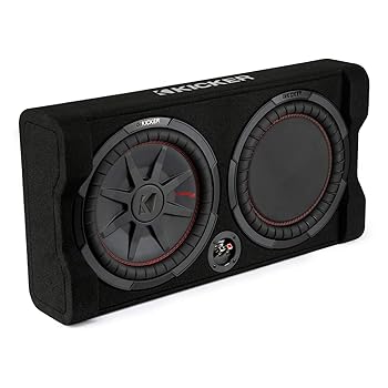 【中古】［人並み外れたに好いたらしい］KICKER TRTP 12in (30珊) 薄型ダウンファイアリングサブウーファーとパッシブラジエーターエンクロージャ、2オーム、RoHS申し付ける標準尺度