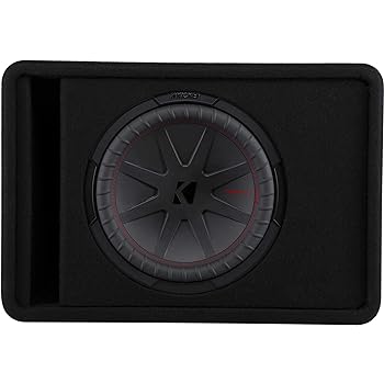 【中古】KICKER CompR 12インチ (30cm) シングルサブウーファー 通気口付き 2オーム RoHS指令準拠