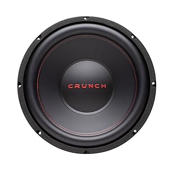 【中古】Crunch CRW12D4 CRWシリーズ 12インチ 800ワット デュアルボイスコイル デュアル4オーム サブウーファー|スカーレット2021