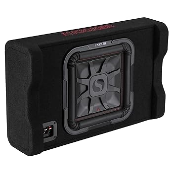 【中古】［人並み外れたに好いたらしい］KICKER L7TDF 12in (30珊) 薄型 L7 ダウンファイヤー サブウーファー エンクロージャ 2オーム