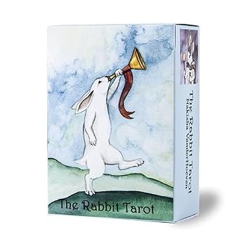 【中古】【可愛いうさぎたちが駆け回ります】 ラビット・タロット 日本語解説書付き The Rabbit Tarot