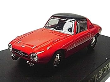 【中古】京商1/64 トヨタ スポーツ 800 レッド ミニカー